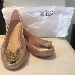 Melissa Disney Cinderella Butterfly Ballet Flats